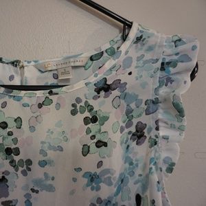 Lauren Conrad Watercolor Blouse